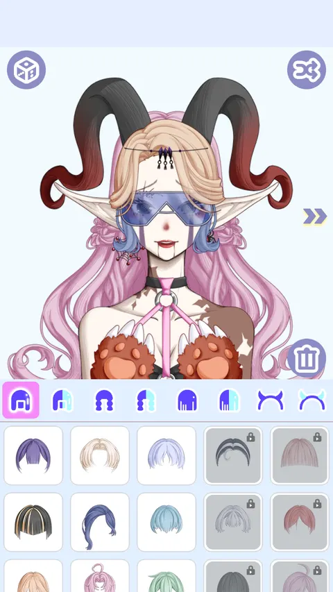 怪物女孩换装 游戏截图 2